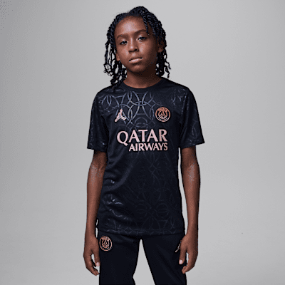 PSG Jordan エムバペレプリカDRI-FIT 黒シャツ Mサイズ Jordan x PSG Dri-Fit ADV Strike Elite Third SS Top - Stone